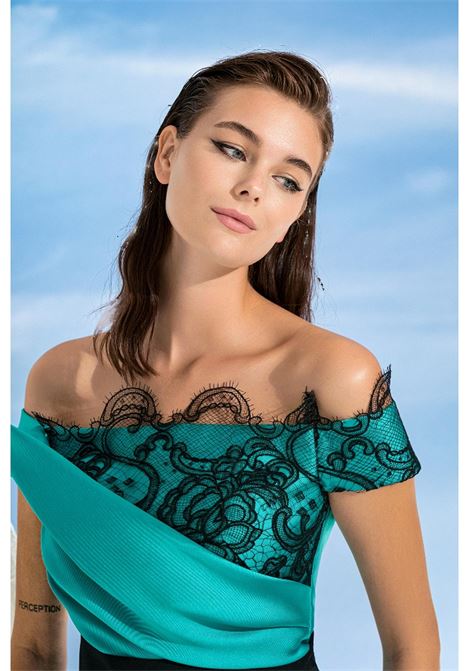 Mischalis mermaid long skirt bodice ensemble MISCHALIS | dress | M1 10865